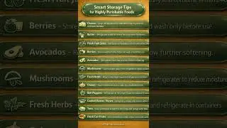 Smart Storage Tips for Highly Perishable Foods | Evidence-Based Food Preservation