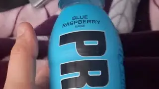 Trying Prime blue raspberry Hydration drink #prime #hydration #drink #raspberry #loganpaul #new
