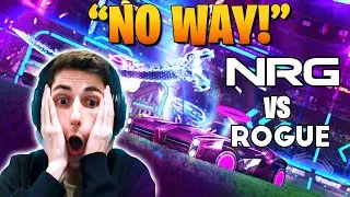 RIZZO REACTS TO NRG VS ROGUE IN ROCKET LEAGUE TOURNAMENT!