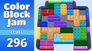Color Block Jam Level 296 | Every Puzzle Solved! 🎯