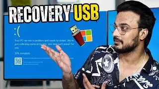 How to CREATE & USE Recovery Drive USB⚡in Windows 10/11 - Do this NOW