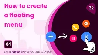 How To Create Floating Menu | Adobe XD | Tutorial 22