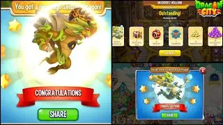 #62. Dragon city - Day 62 | The end event with 1st position | Get the High Seismic Dragon.