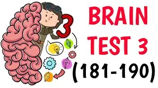 Brain Test 3:Tricky Quests Levels 181 182 183 184 185 186 187 188 189 190 #argaming