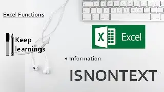 Excel ISNONTEXT Function