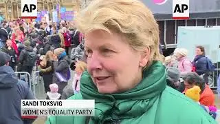 Thousands in UK March Ahead of Int'l Women's Day