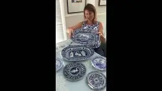 Favourite Items No 6 - blue & white platter