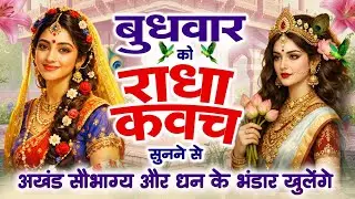बुधवार को #राधा कवच सुनने से अखंड सौभाग्य और धन के भंडार खुलेंगे | Shree Radha Kavach 2026
