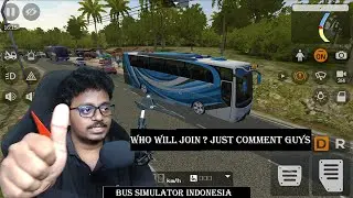 Mobile 🚌 Bus Simulator Indonesia | Who will join this game Comment Guys