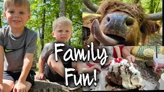Lazy 5 Ranch with The Boys, Checking and Catching The Cows #livethefarmlife #lovethefarmlife