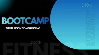 40 Minute No Equipment Bodyweight Bootcamp - Strength & Low Impact Cardio Circuits