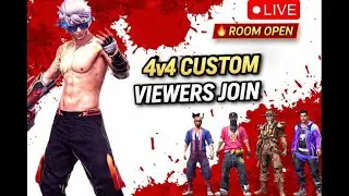 🛑4VS4 CUSTOM LIVE OMOR 7X OFFICIAL #omor7x #livestreaming #vairallive #freefire #gaming #brpush