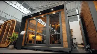 Leil Patio M Outdoor Cabin Sauna For 4 People With Changing Room - Features Overview