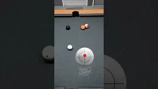 Thicker hit with backspin sends the object ball in and shapes the 8. #8ball #CueControl