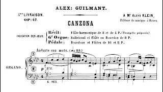 Guilmant: Canzona f-Moll op. 47 Nr. 1