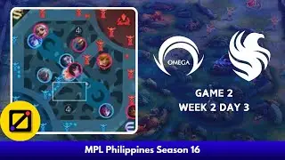 [Mini Map] Omega Esports vs Team Falcons PH - Game 2 - Week 2 Day 3 - Regular Season - MPL PH S16