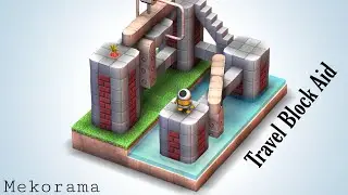 Mekorama Level 40 : Travel Block Aid