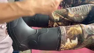 Seamless Fusion, Attaching Boots to Hunting Waders! 🦌👢 #hunting #boots #waders