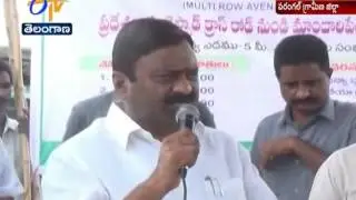 Parakala MLA Challa Dharma Reddy Participates In Haritha Haram at Warangal
