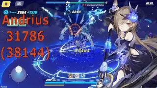 Хонкай Импакт 3| Мемориал Арена| Андриус 31786 (38144) Lightning Empress(ЛЕ) Фаллен Розмари Фишль