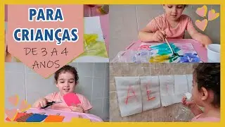 ATIVIDADES SIMPLES PARA CRIAN&Ccedil;AS DE 3 A 4 ANOS