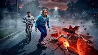 Running Through Hawkins &mdash; Max & Lucas in the Night (Emotional Stranger Things Ambience)