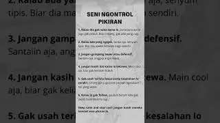 Belajar self control untuk menjadi orang yg tangguh #selfimprovement #mindset #trendingshorts #tips