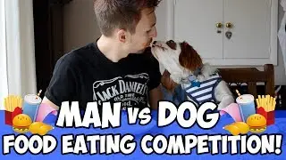 Man vs Dog: Food Eating Competition