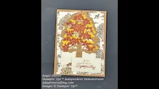 Falling Sympathy Card