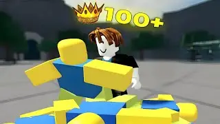 Getting a 100+ KILLSTREAK in THE STRONGEST BATTLEGROUNDS..(its easy now) 