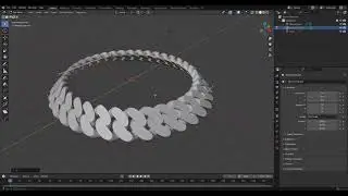 Modeling a Gold Chain in Blender | 3D Jewelry Showcase
