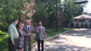 Congressman Bill Foster Flys Quad Copter with Scouts' Exploring STEM Aviation Robotics Leaders