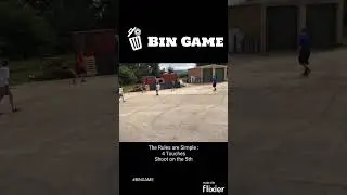 Bin Game 22 #bingame  #football #trickshots #grassrootsfootball