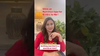 Pre wedding diet tips for Brides-to-be, glow from within! #shorts #bridal #dietitianinnoida