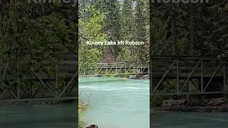 Located along the Berg Lake Trail in Mt Robson Provincial Park #kinneylake #shorts #berglaketrail