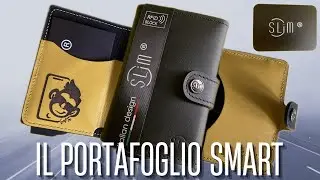 Portafoglio &ldquo;SMART&rdquo; SLIM ITALIA 🇮🇹 RECENSIONE - COMPATTO INCISO A LASER in Vera Pelle con RFID