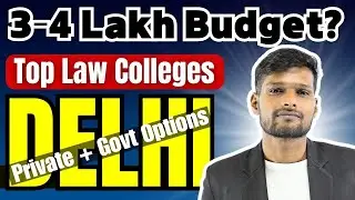 Top Law Colleges in Delhi NCR between 3 to 4 Lakh 🏛️ | Admission, Eligibility, Placements