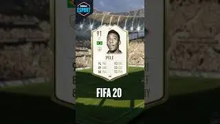 Pel&eacute; -  FIFA Card History #shorts