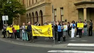 Indonesia death penalty vigil - Hobart 2015