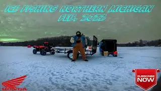 Ice Fishing In Northern Michigan, We SLAMMED Them!