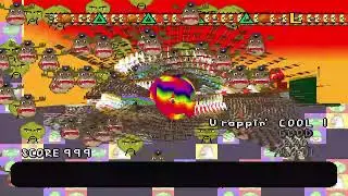 PaRappa The Rapper 1 - Playing Stage 5 with Force Cool Mode and Freecam
