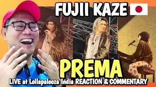 Fujii Kaze - Prema - Lollapalooza India REACTION