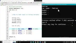 C++ String Input Class 02