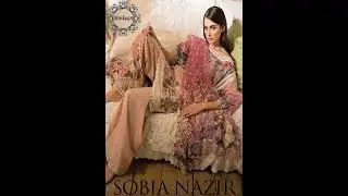 Sobia Nazir 4A Lawn Suit 2018 | Sobia Nazir Lawn Collection 2018
