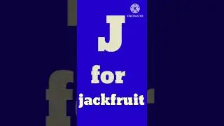 J for jackfruit कटहल #shorts #ytshorts #alphabet #fruits #vklearningpoint