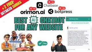 BEST AI CHATBOT for Website 🤖 Chatbase ALTERNATIVE 🥇