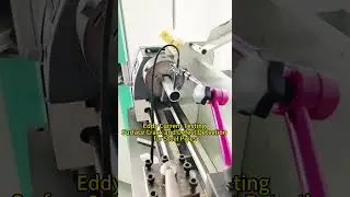 Eddy Current Testing | Surface Crack and Defect Detection for Steel Pipes #NDT #eddycurrenttesting