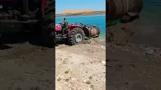 Tractor and Tanker Rescue  #TractorRescue #TankerStuck #RiverRecovery #EpicRescue #RiverAdventure