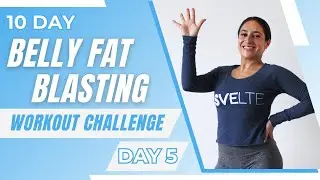 10-Day Belly Fat Blasting Workout Challenge - Day 5 | Hourglass Workout