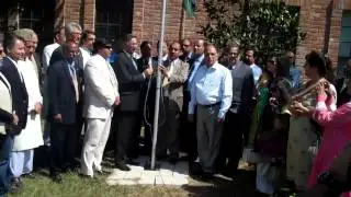 Flag Hoisting Ceremony 14 August 2012 Consulate of Pakistan Houston